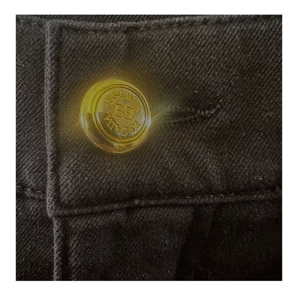 Escada Margaretha Ley black streight pants with gold hardware - Picture 11 of 13